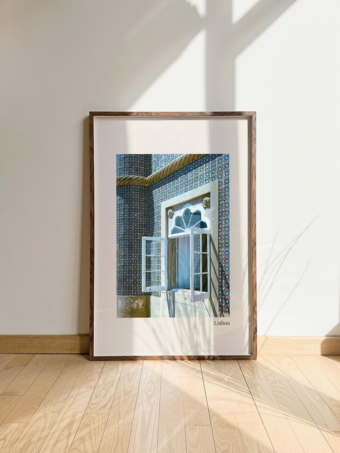 Lisbon Portugal Blue Tiles Travel Poster - Image 4