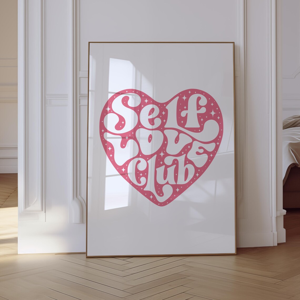 Self Love Club, Groovy Retro Heart Sparkle