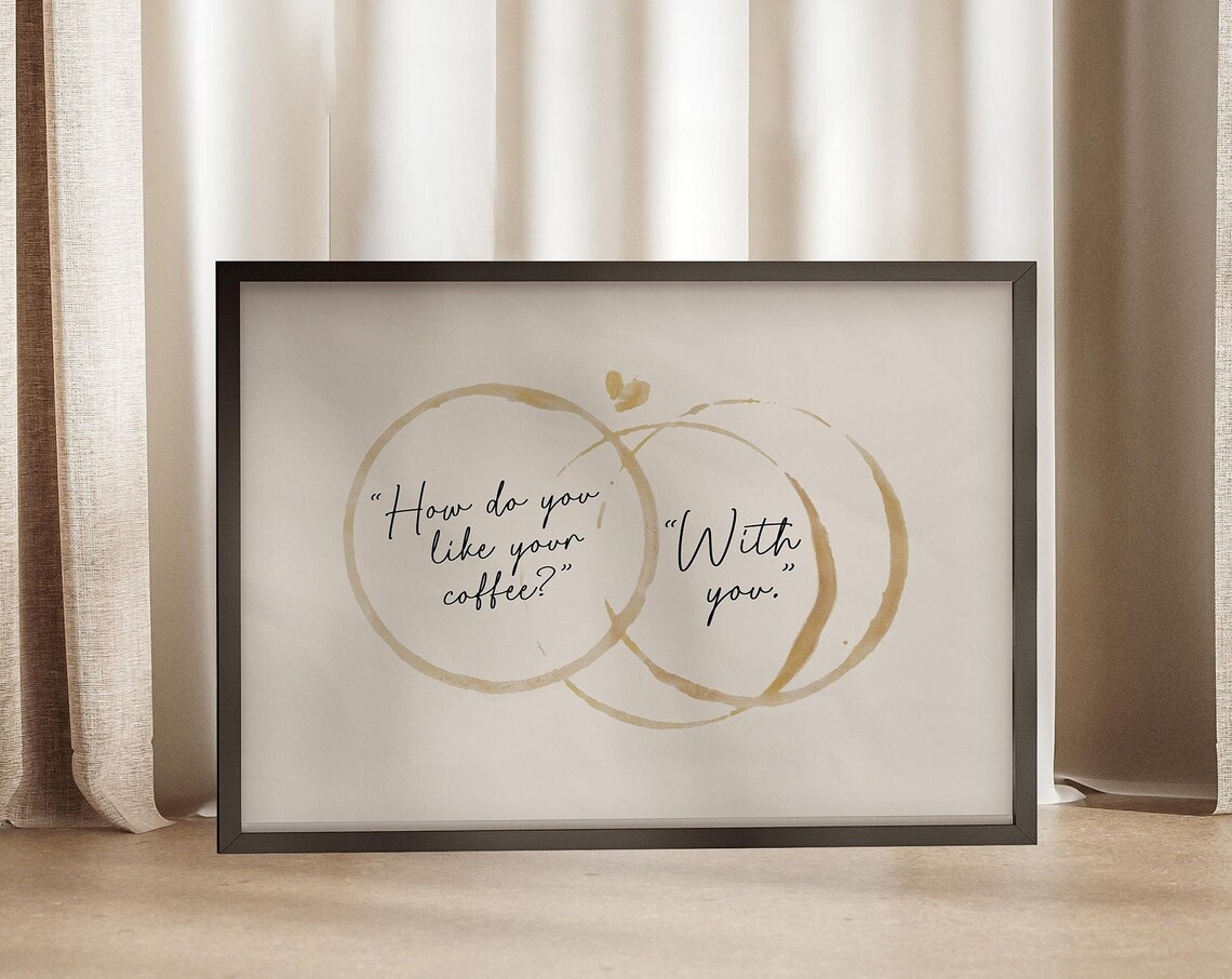 Caffeine Mug Stain Coffee Quote Art Print