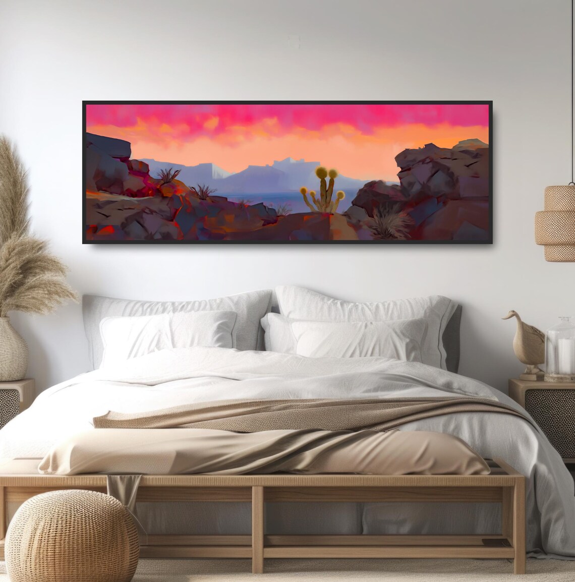 Desert Mountain Sunset, Modern Southwest Art Print - Image 4