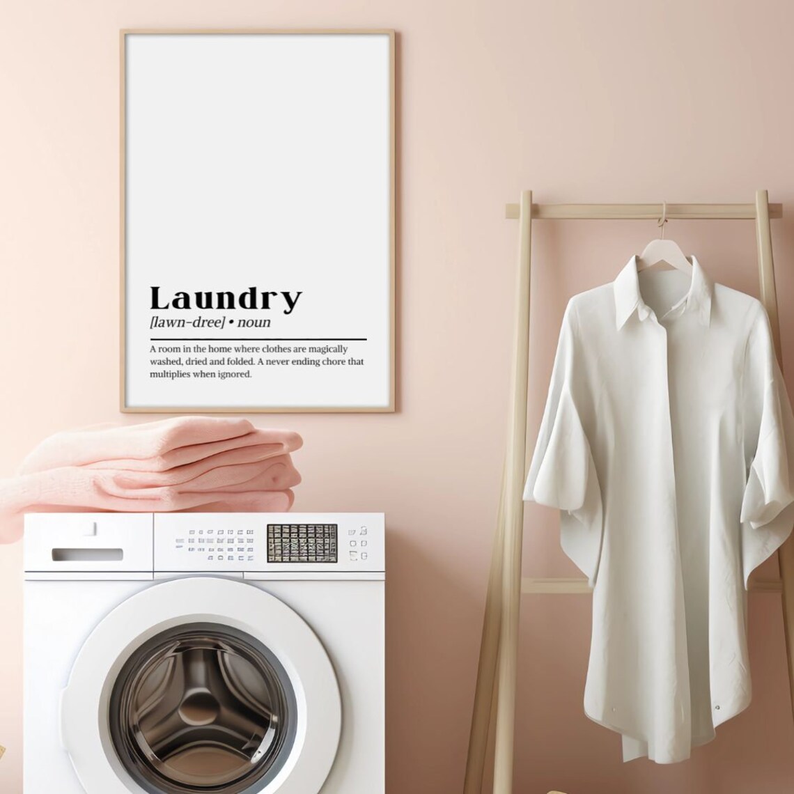 Laundry Definition Art Print, Modern Wall Decor - Image 3