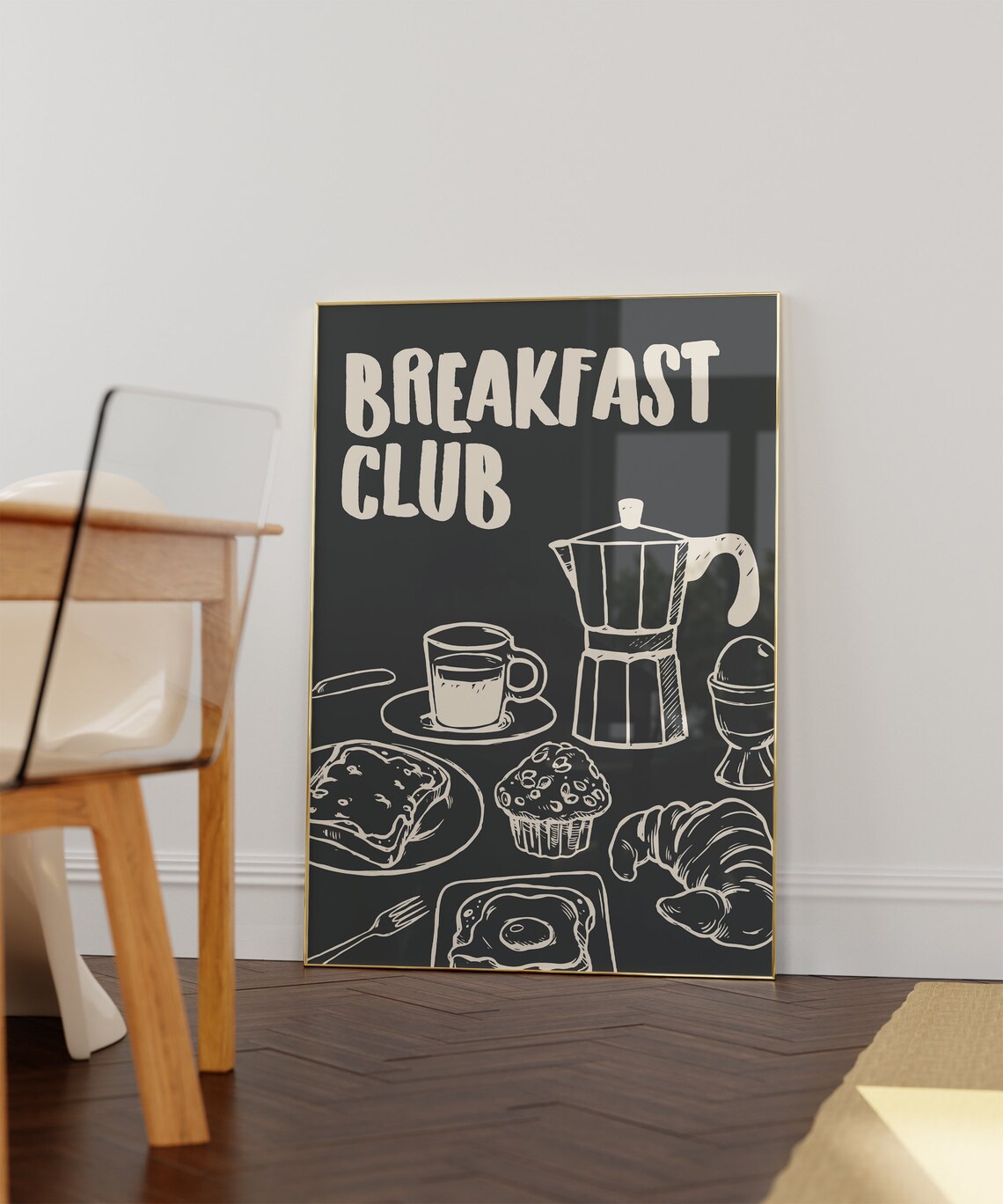 Breakfast Club Retro Poster for Dining Room, Kitchen - Image 2