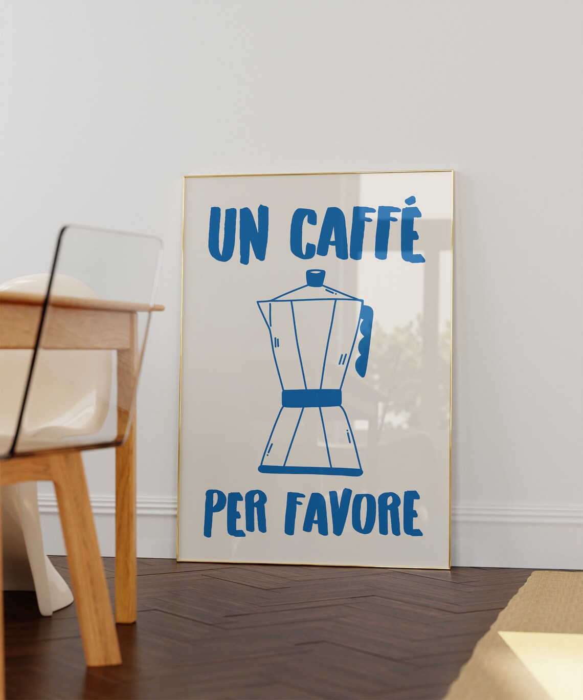 Retro Coffee Moka Pot Art Print, Mid-Century Modern - Image 2