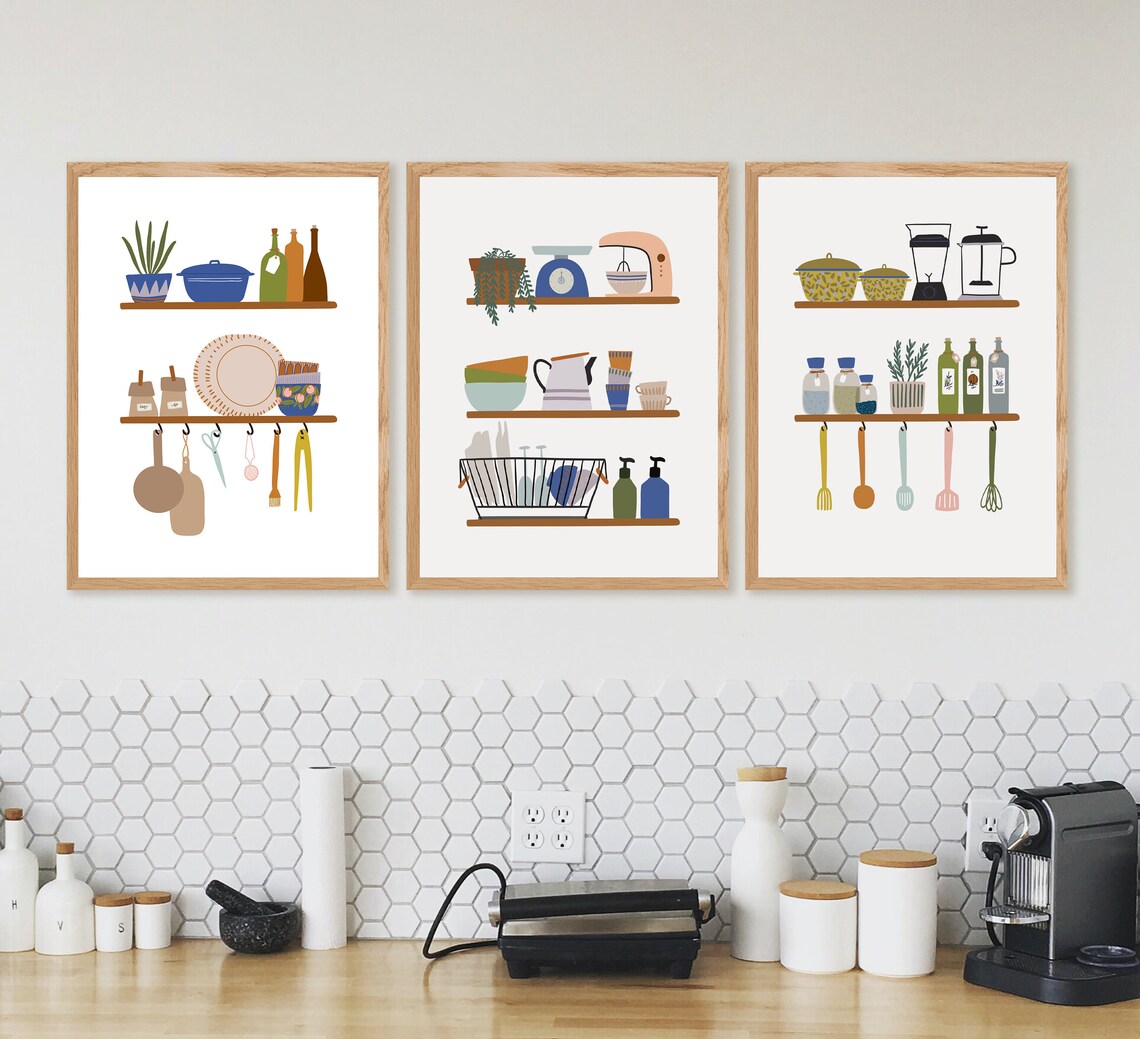Modern Kitchen Art Print for Dining Rooms - Image 2
