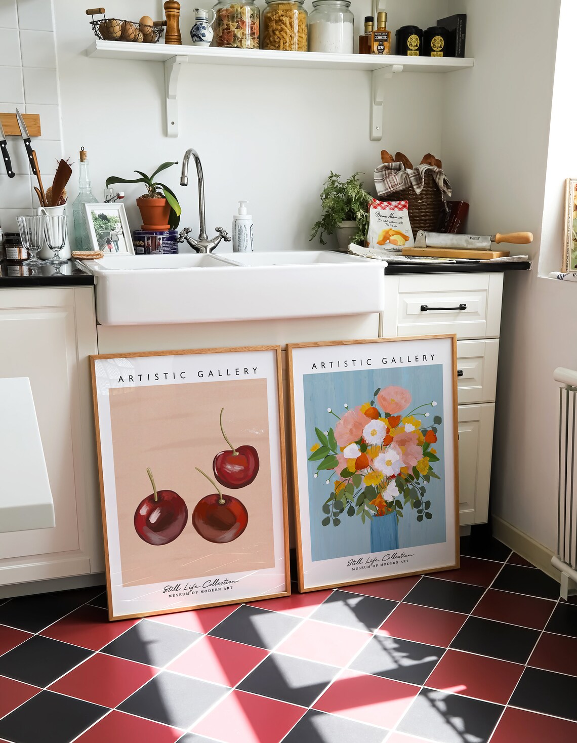Cherry Wall Art Fruit Kitchen Wall Art Home Wall Decor Dining Room Decor Kitchen Print Still Life Art Cherry Print - Image 2
