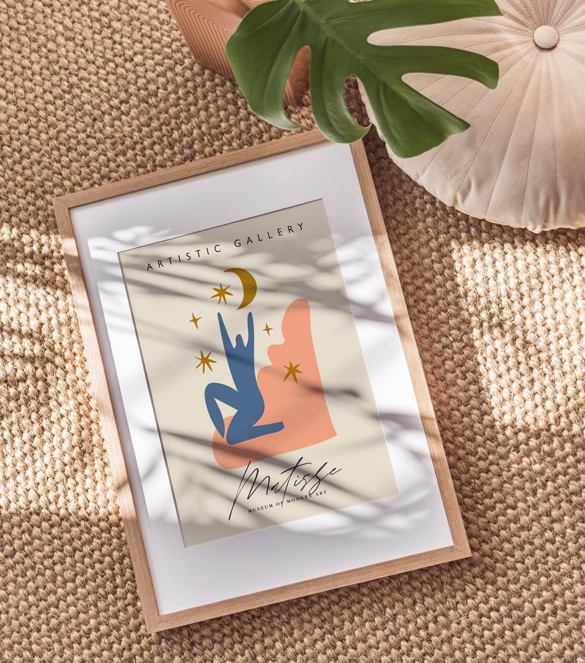 Matisse Blue Dancer Moon Exhibition Artistic Gallery Museum Poster - Image 4