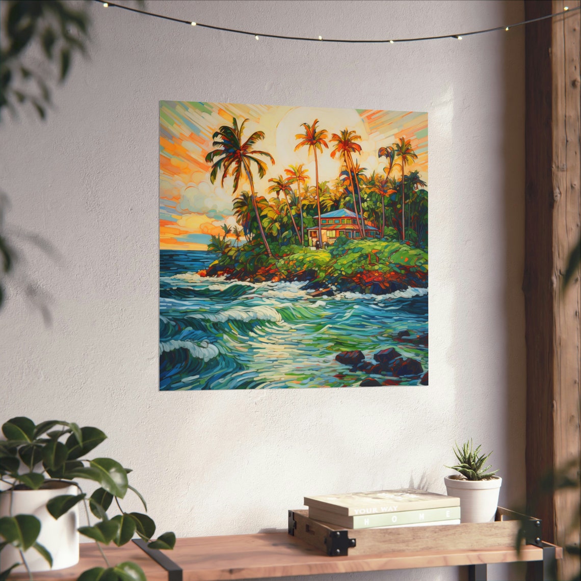 Island Delight, Van Gohn Style Poster