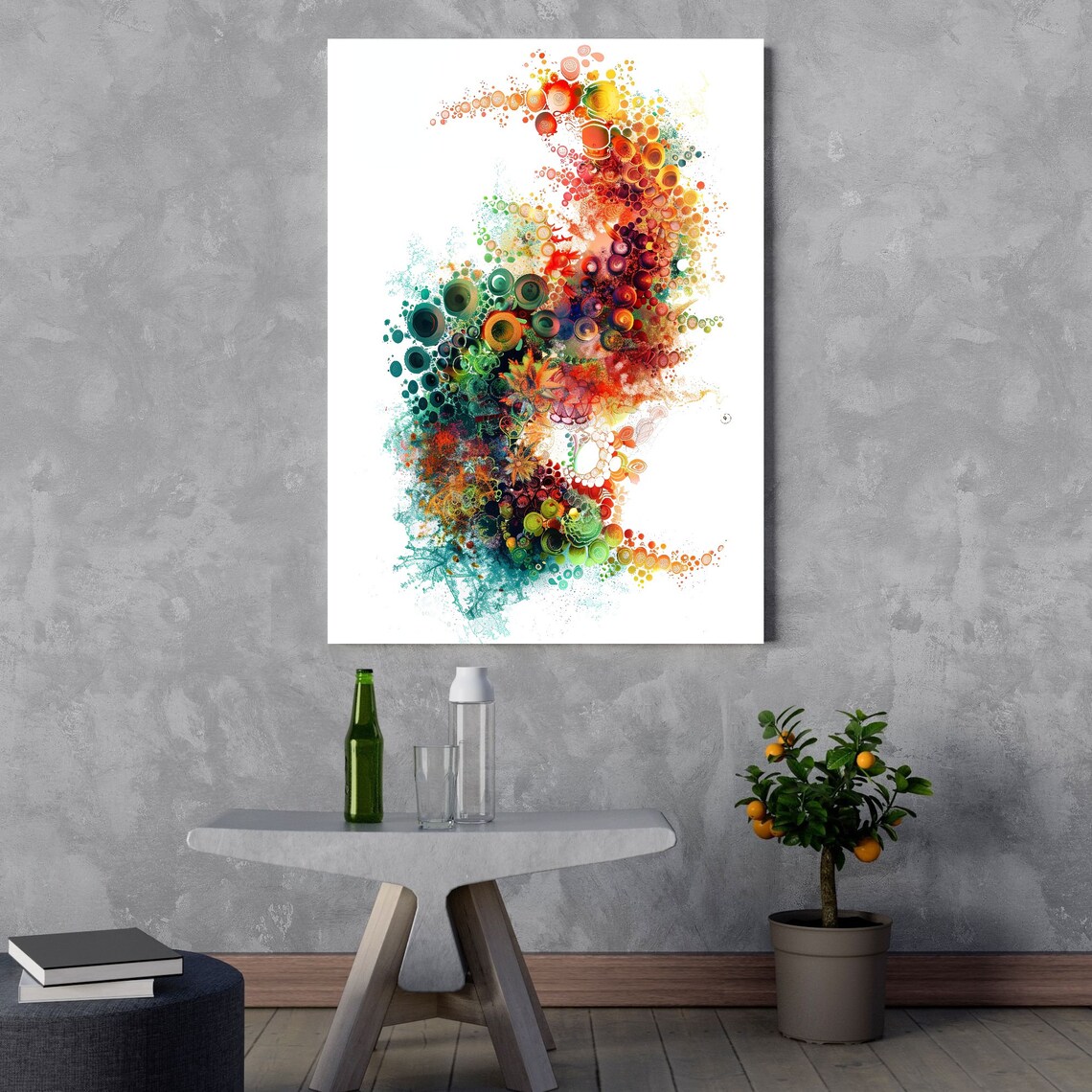 Circular Fractal - Contemporary Travel Poster - Image 3