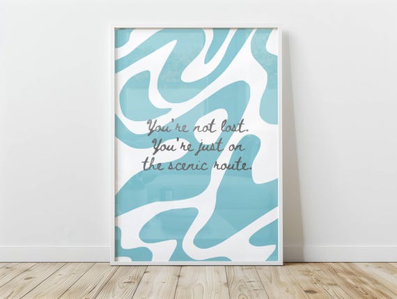 Motivational Quote Poster Inspirational Home Office Decor Self Motivation Print Uplifting Abstract Wall Art