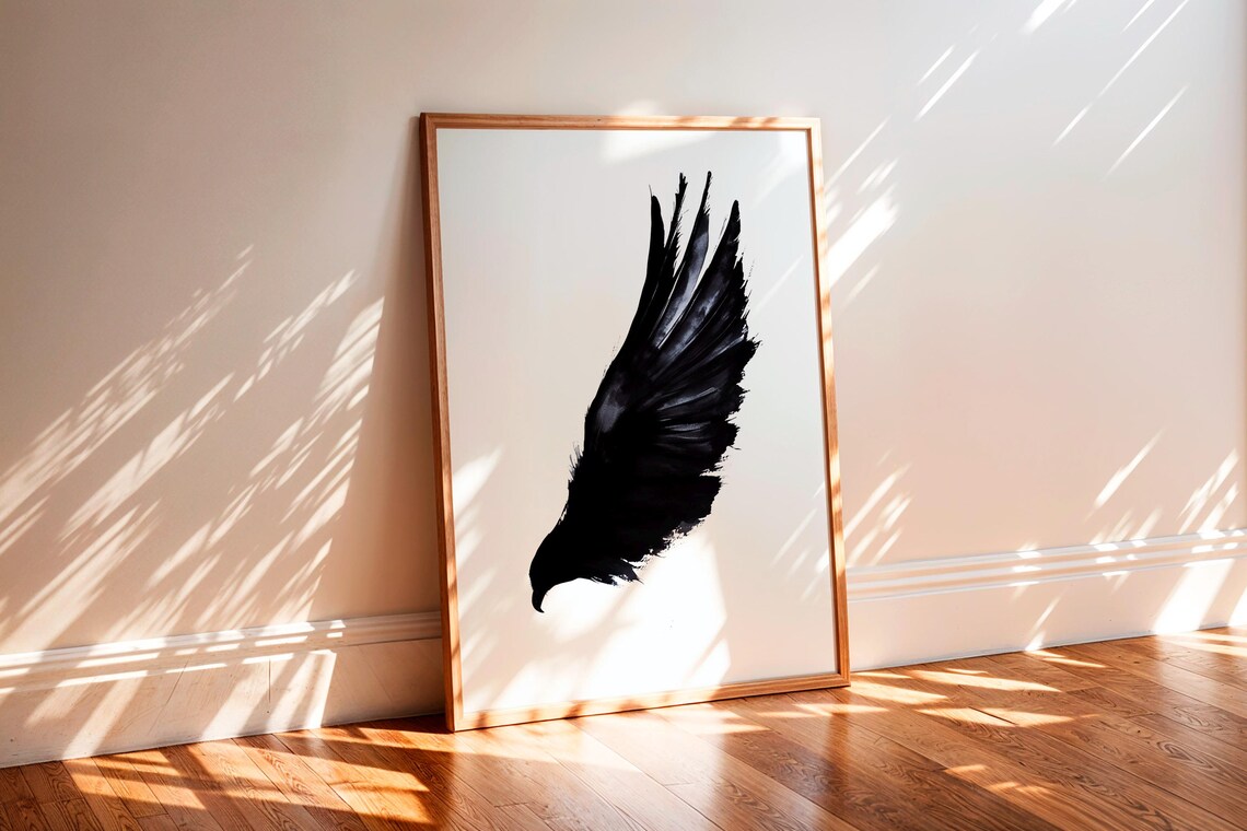 Wabi Sabi Minimalist Abstract Sumie Art Print