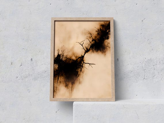 Abstract Wabi Sabi Wall Art Print Nature Poster Minimalist For Japandi Home Decor Zen Bedroom Or Calm Living Space