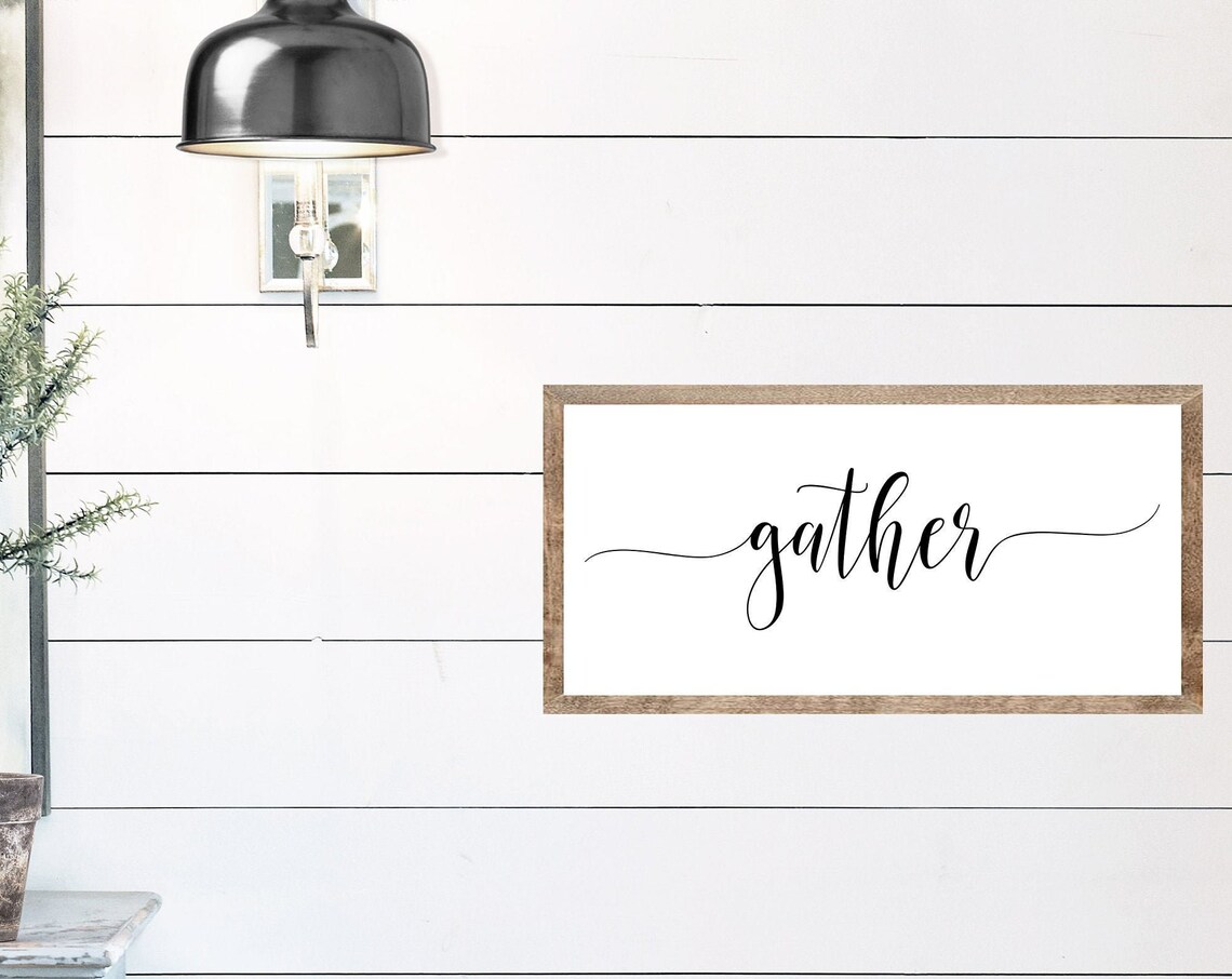 Downloadgather Print, Farmhouse Rustic Decor Quote