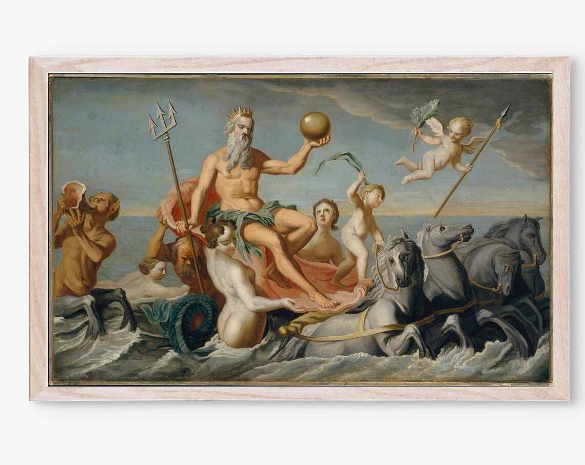 John Singleton Copley Return Of Neptune Ocean Mythology Fine Art Print
