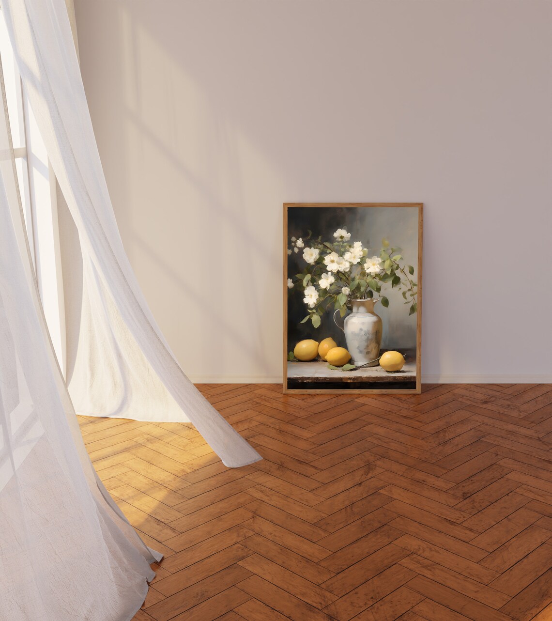Vintage Lemon Still Life Art Print, French Country - Image 3