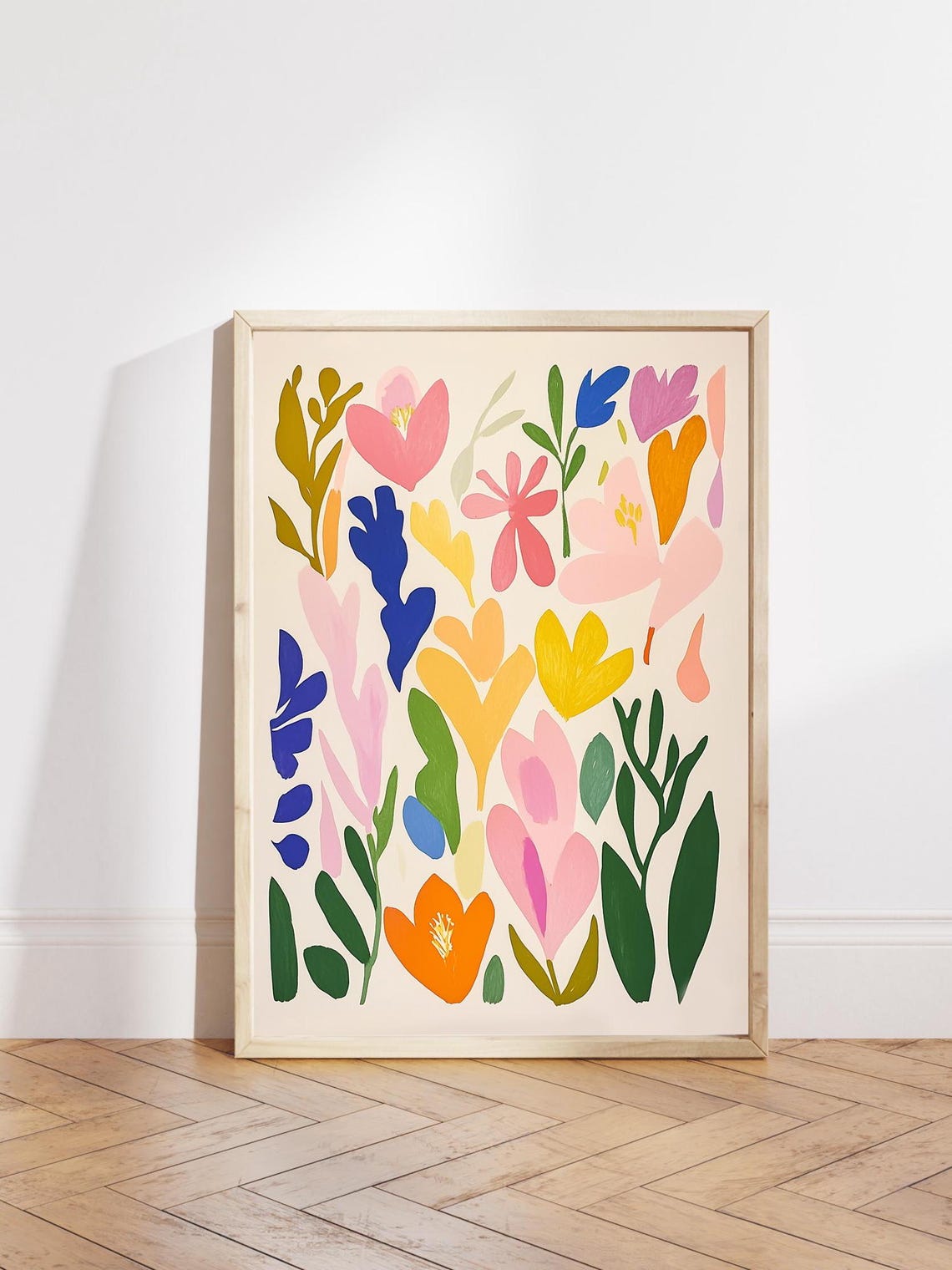 Bright Flower Market Print Wild Flower Wall Art Matisse Wall Art Flower Market Poster Living Room Print Bedroom Wall Dcor Art Prints - Image 4