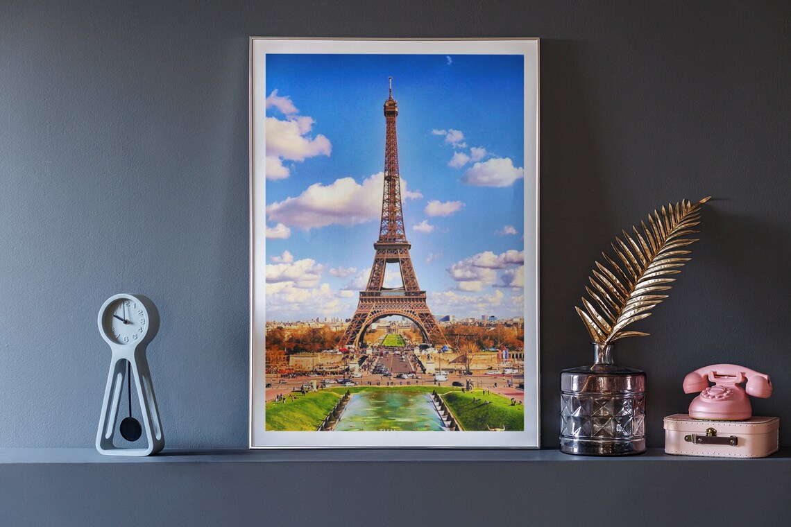 Eiffel Tower Paris Travel Photo Art Print