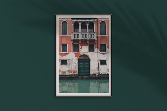 Venice Palazzo Canal Travel Poster