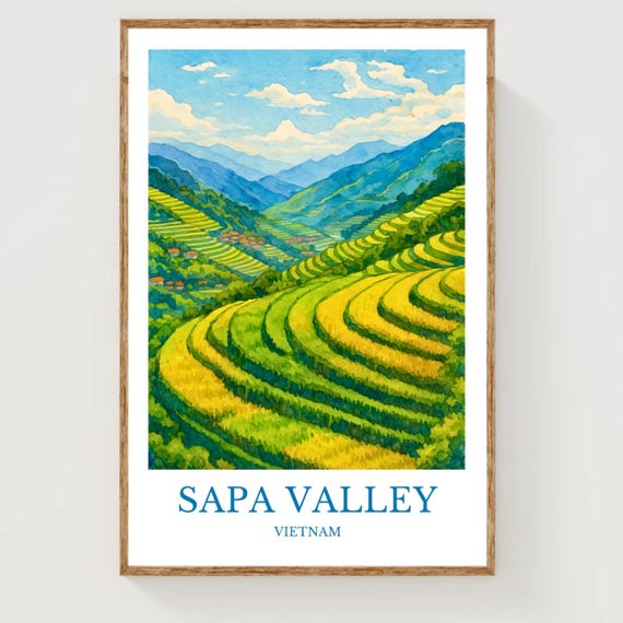 Sapa Valley Poster
