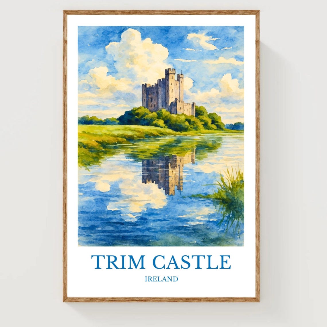 Trim Castle Landmark Art Print