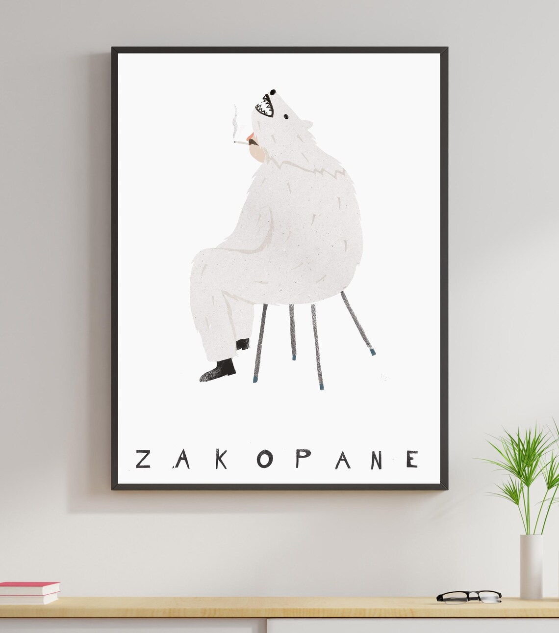 Poland Travel Poster, Tatra Mountains Zakopane - Image 2