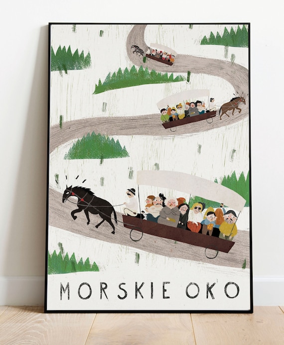 Morskie Oko, Tatry Mountains Travel Poster