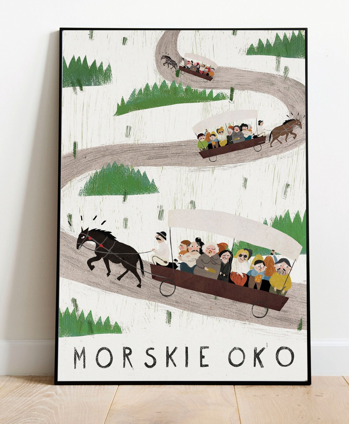 Morskie Oko, Tatry Mountains Travel Poster