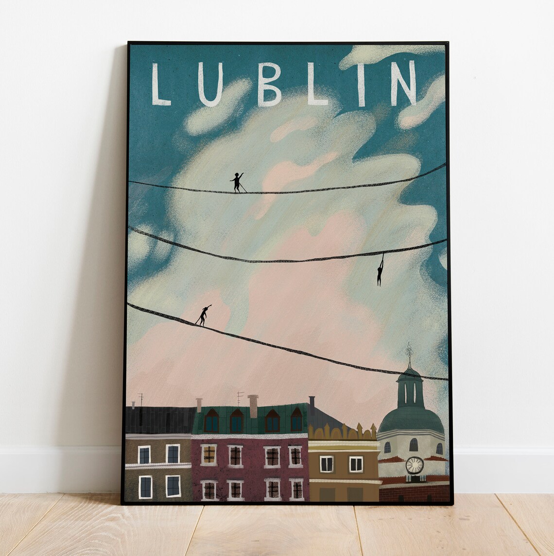 Lublin Travel Poster, Poland City Art Print - Image 2