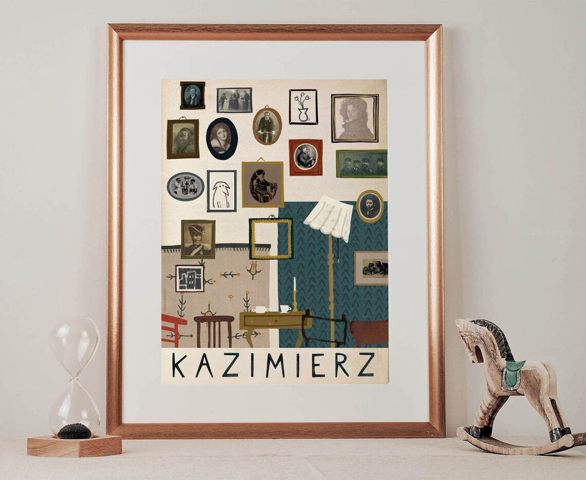 Kazimierz Krakow Cracow Poland Travel Poster - Image 2