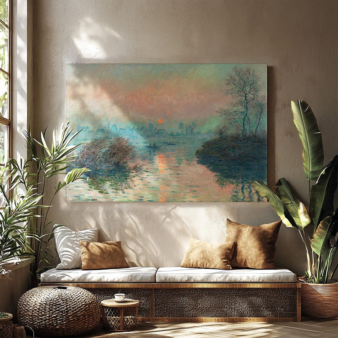 Claude Monet Venice Sunset Impressionist Landscape Art Poster - Image 3