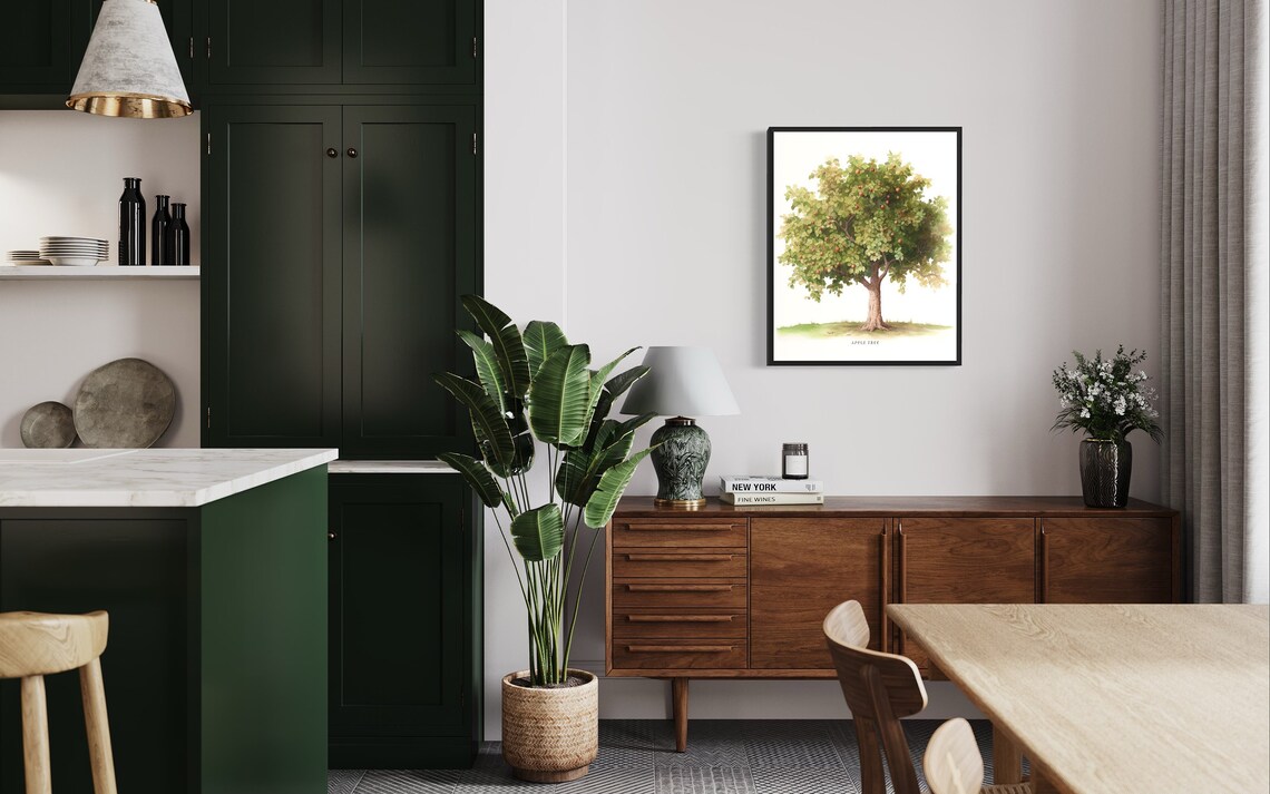 Apple Tree Art Print, Orchard Wall Decor - Image 3