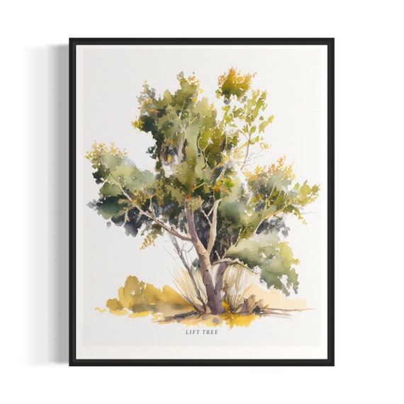 Lfit Tree Art Print Lfit Tree Wall Art Poster