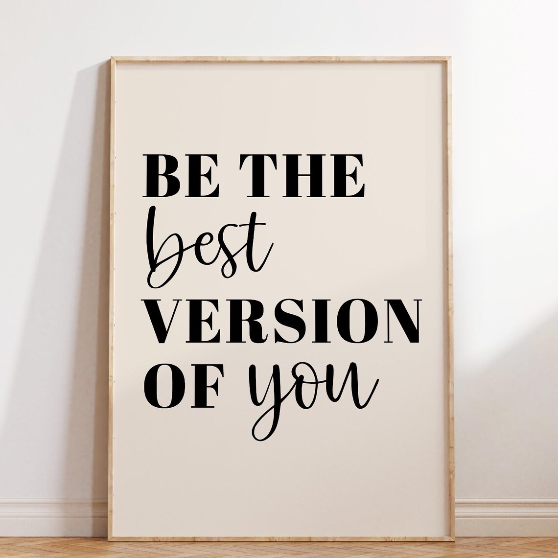 Be The Best Version Of You, Minimalist Poster