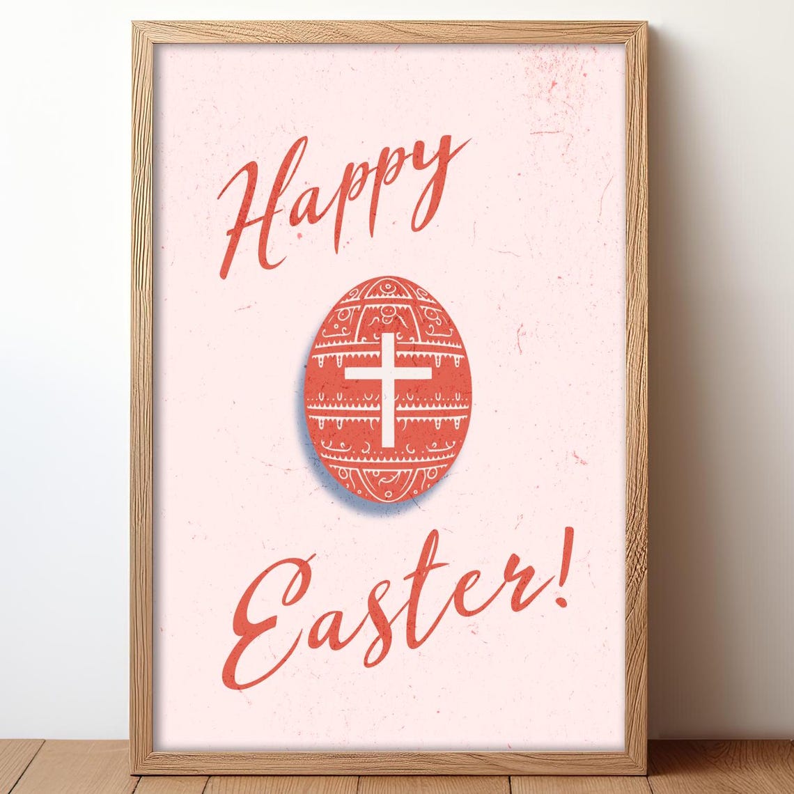 Easter Celebration Wall Art Happy Print