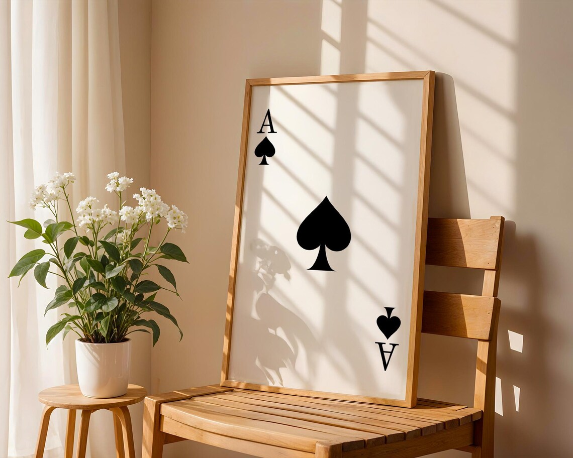 Ace Of Spades, Home Kitchen Office Decor - Image 4