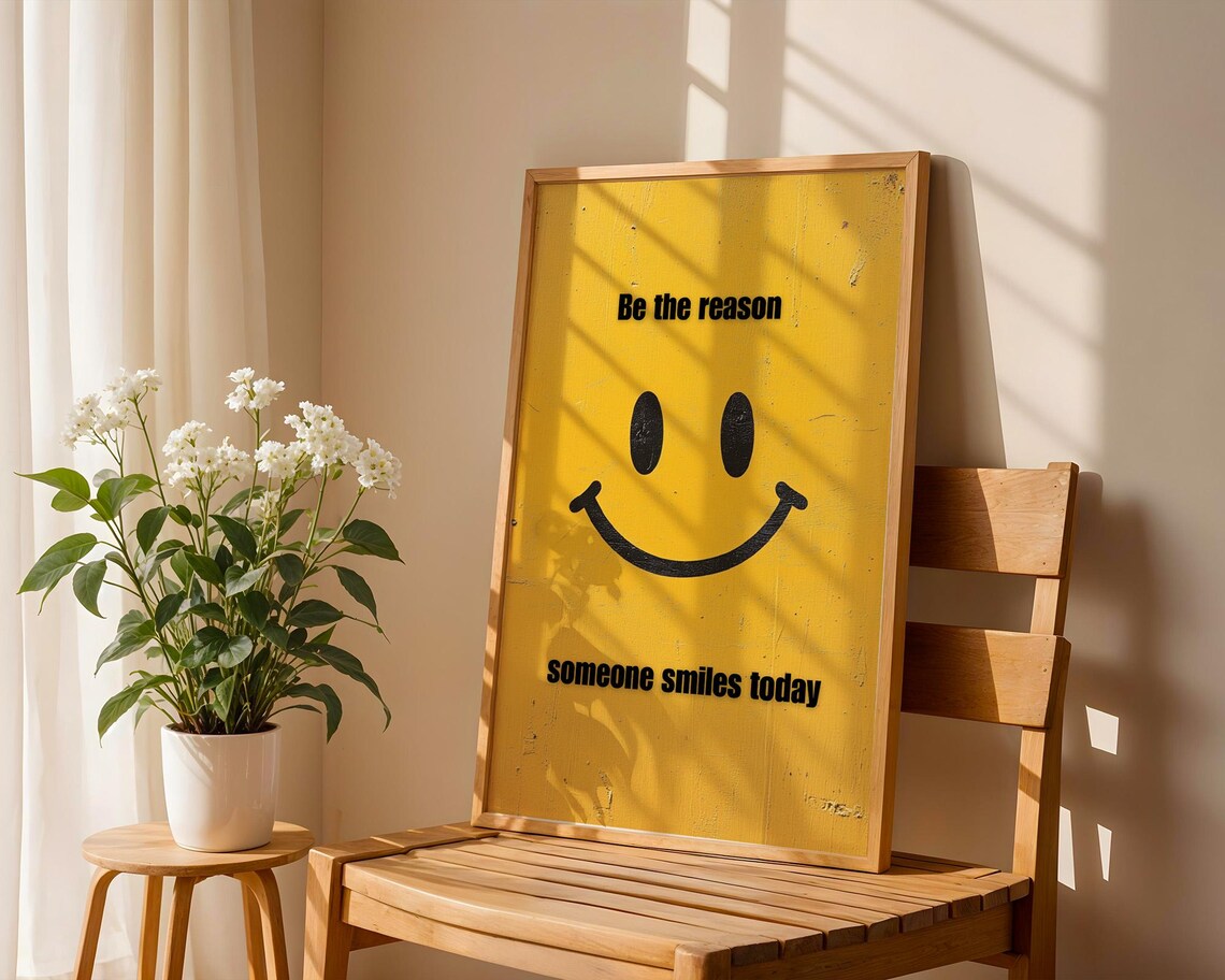 Be The Reason Someone Smiles Today, Motivational Quote - Image 4