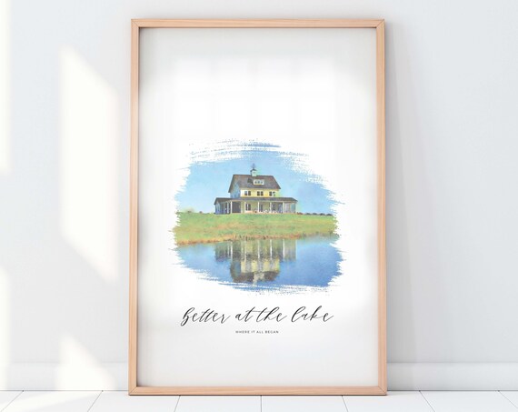 Custom House Portrait - Watercolor