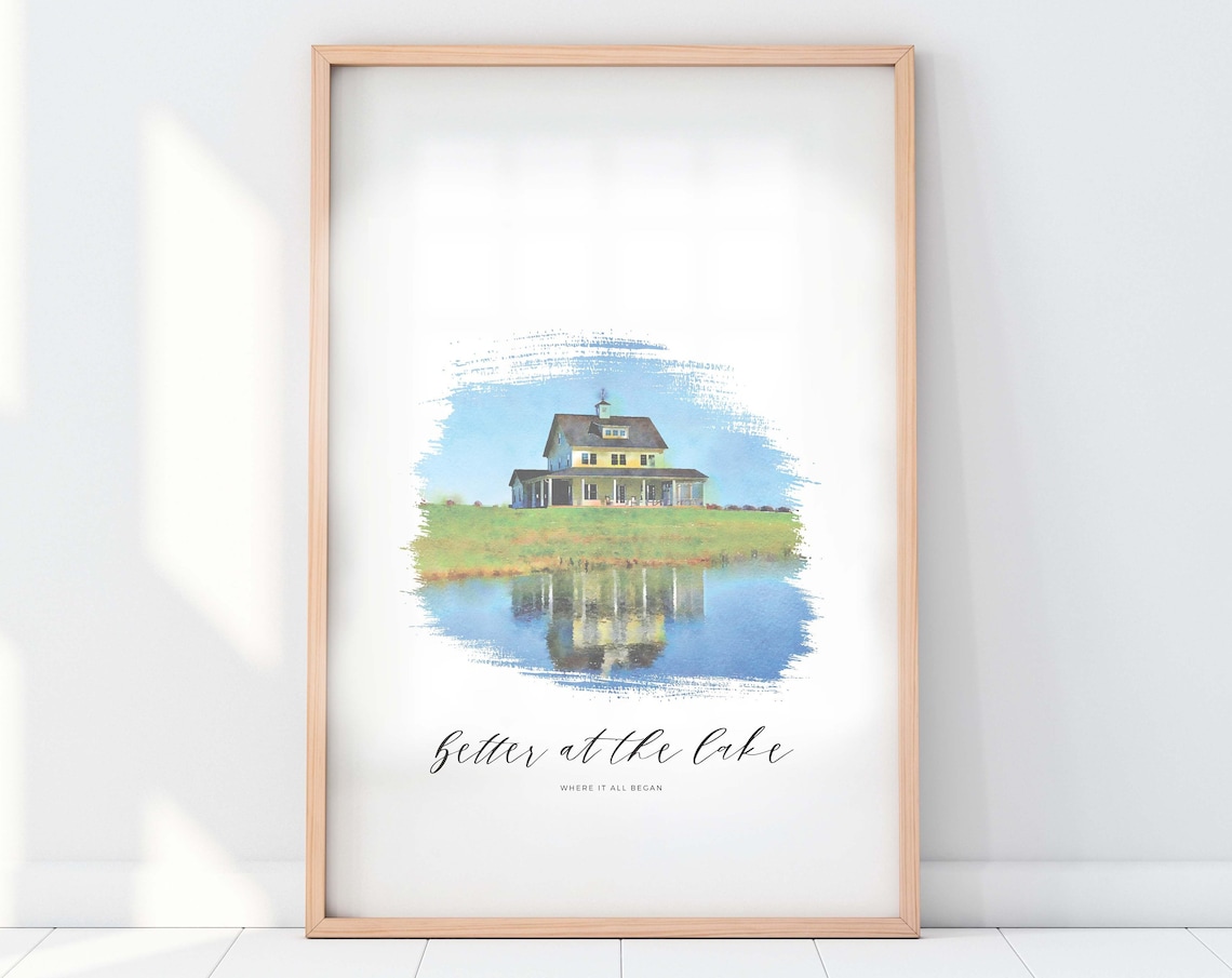 Custom House Portrait - Watercolor Home Art - Image 4