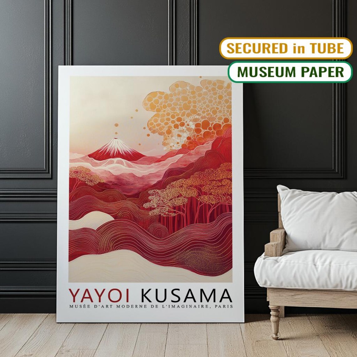 Yayoi Kusama Exhibition Mount Fuji, Japanese Landscape