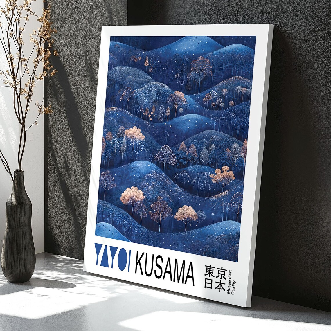Yayoi Kusama Exhibition, Japanese Landscape Poster - Image 3