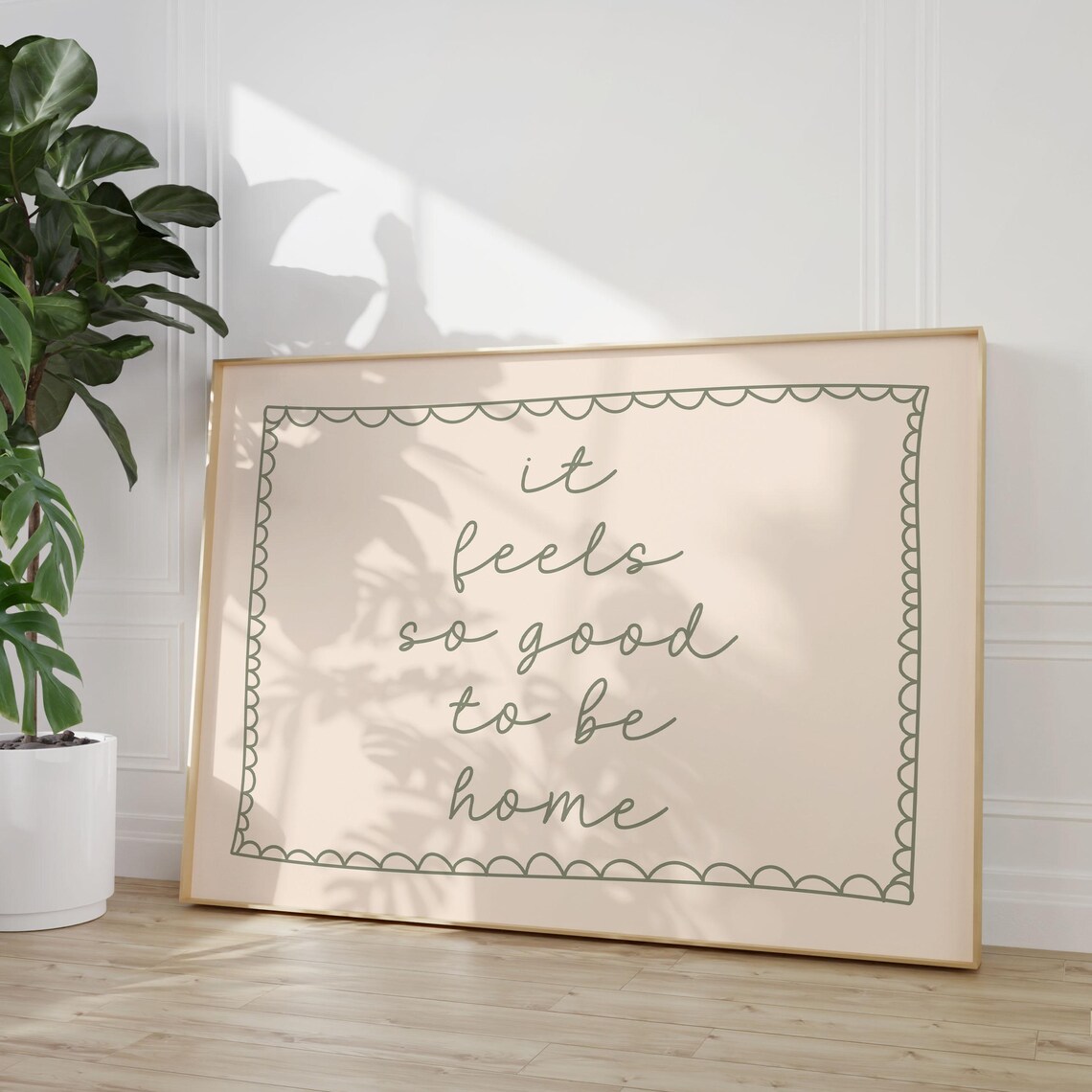 It Feels So Good To Be Home Bedroom Poster