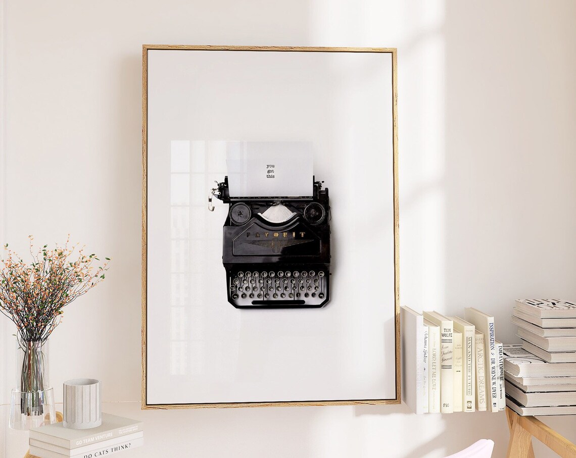 You Got This Quote Print, Office Motivational Art