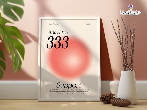 333 Angel Number Poster 333 Poster 1234 Angel Number 333 Angel Numbers 000 Angel Number 111 222 333 High Vibration Art Numerology Art