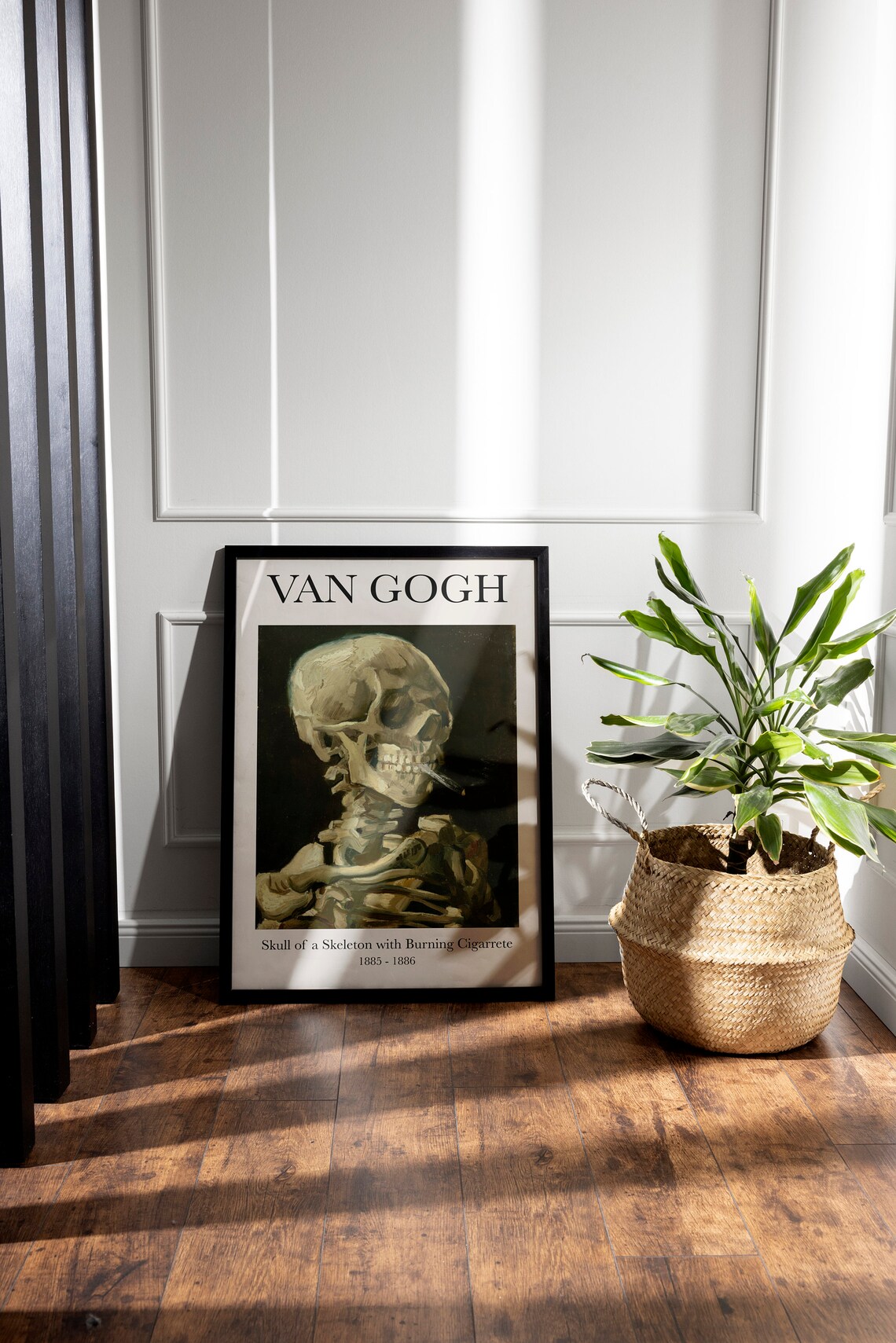 Van Gogh Skull Of A Skeleton, Dark Academia Poster - Image 3