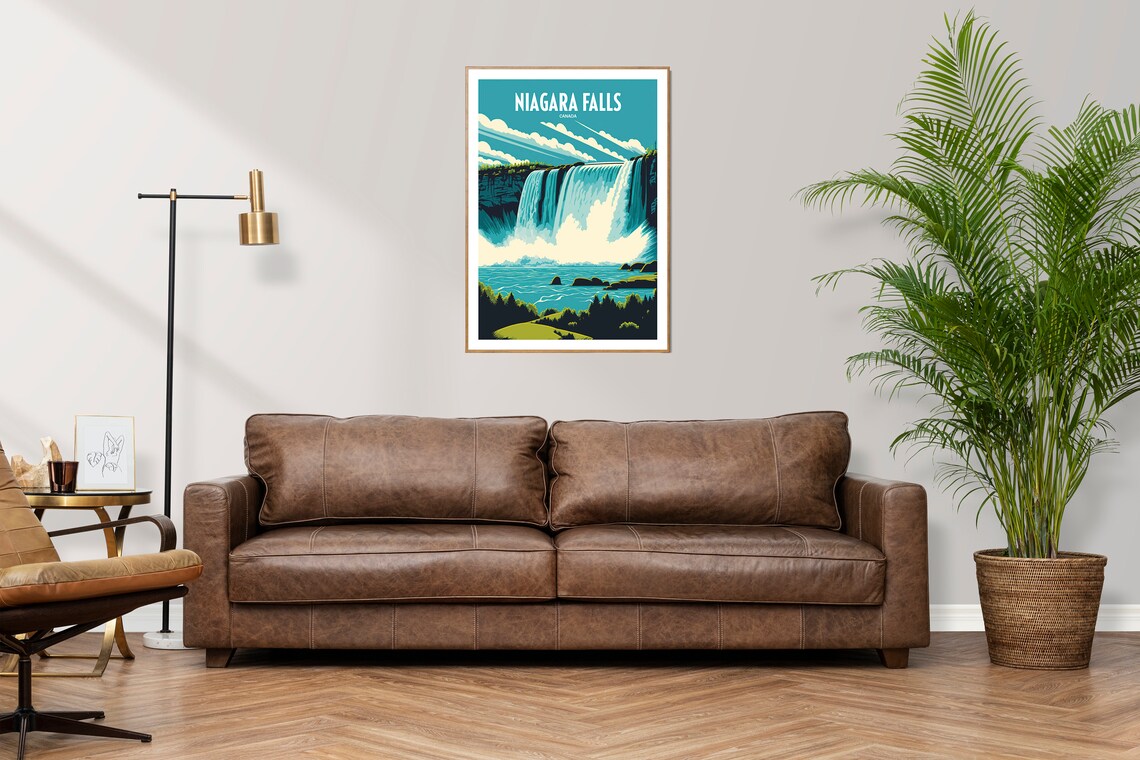 Niagara Falls Canada Travel Poster, Travel Art - Image 3