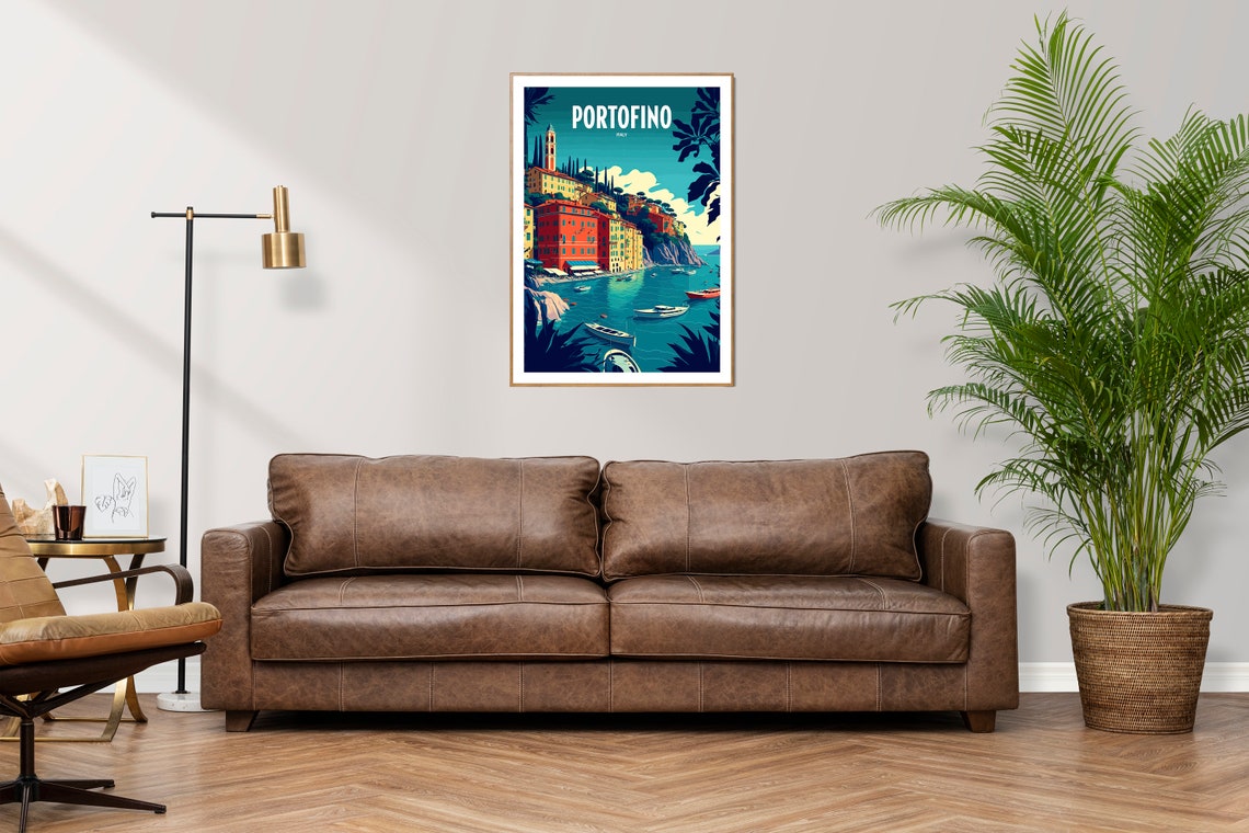 Portofino Portofino Poster Portofino Print Italian Riviera Italy Poster Portofino Italy Portofino Art Portofino Wall Art - Image 6