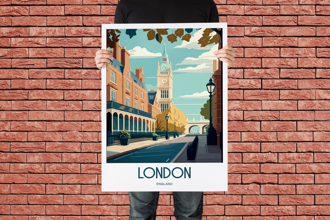 London Travel Poster - Image 3