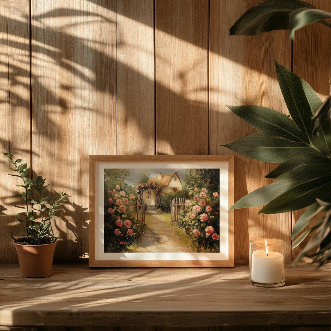 Cottagecore Wildflower Oil Painting, Vintage Farmhouse Poster - Image 3