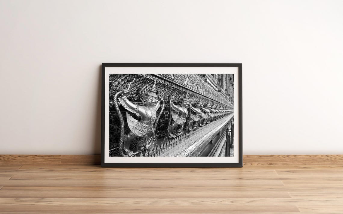 Thai Temple Bangkok Thailand Street Photography Home Decor Art Gift Backpacking Traveling