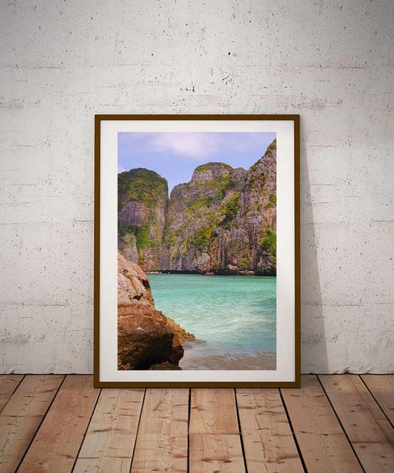 Maya Bay Koh Phi Thailand Street Photography Wall Art Gift Phuket Krabi Travel Backpacking