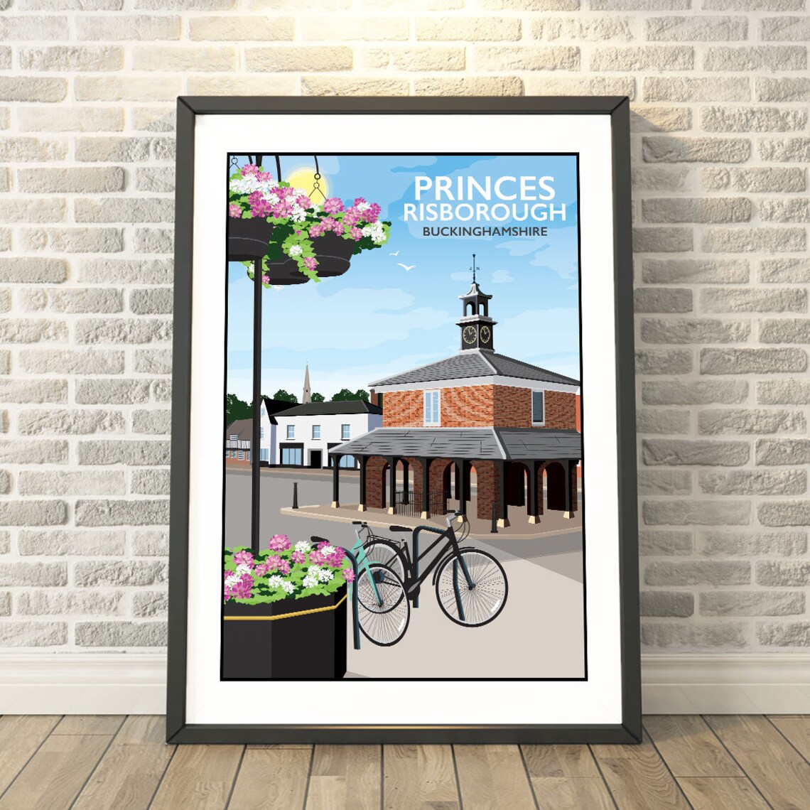 Princes Risborough Buckinghamshire Travel Poster